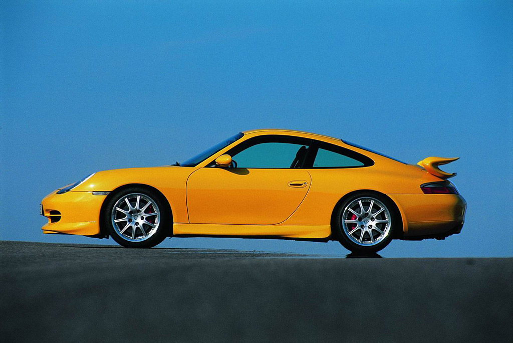 PORSCHE 911 GT3 996 1998 Jaune VITESSE V98163 1:43 
