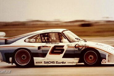 John Fitzpatrick during practice for the Sebring 12-hour race in 1980