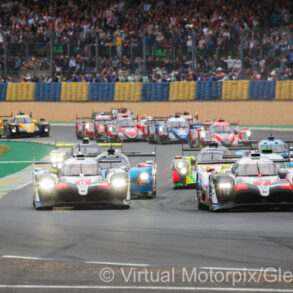 At the start of the 24 Hours of Le Mans