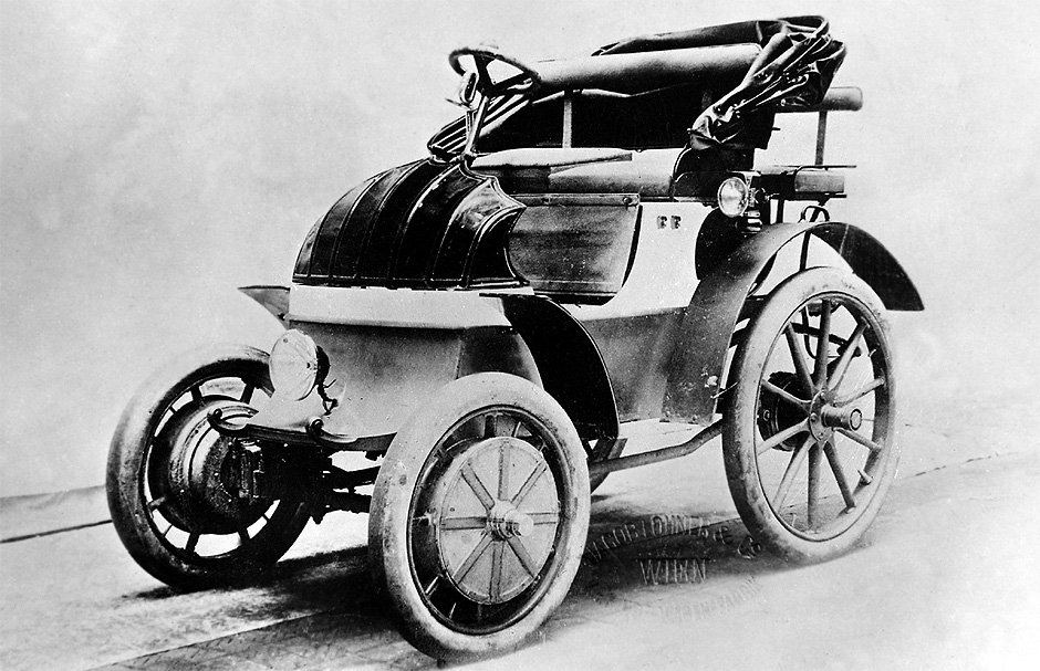 Lohner-Porsche was the first front-wheel-drive car
