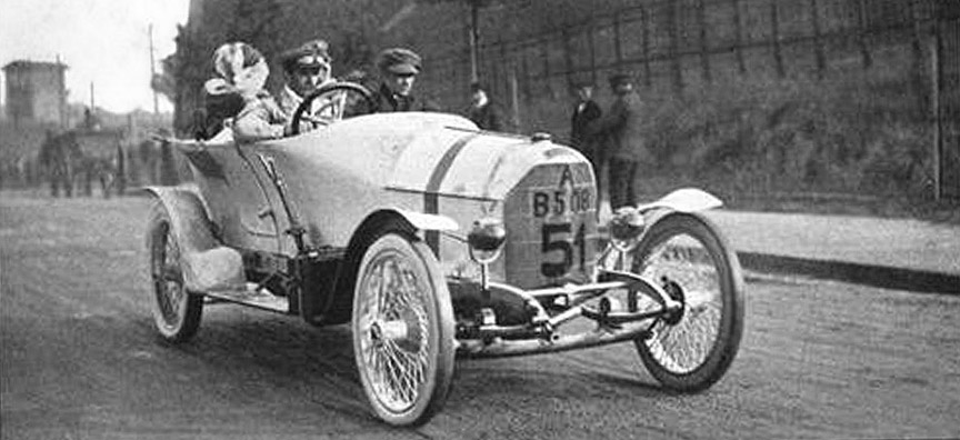 1910 Prince Heinrich race, F. Porsche