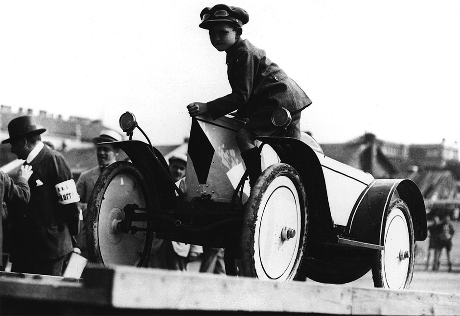 Ferry at a gymkhana (autocross) competition in Vienna