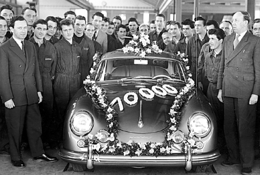 10,000 Porsches made