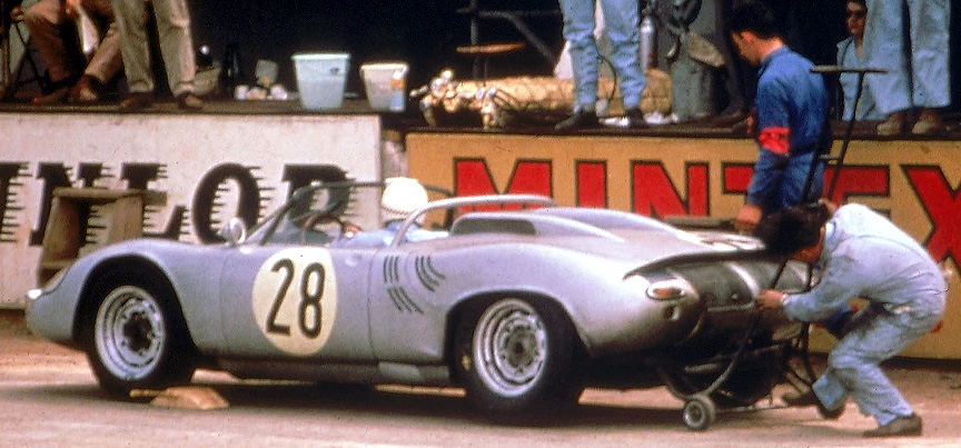 1963 8th: 718 W-RS (718-047, 2.0F8) #28 Edgar Barth/Herbert Linge - they are fastest with 2-litre engine (despite there's no class for 2-litre prototypes and they competed in the 3-litre class). 