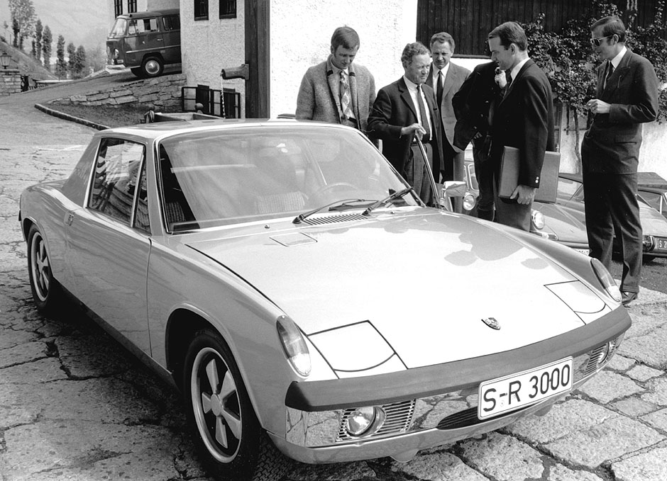 Ferry Porsche's 60th birthday present was a 914