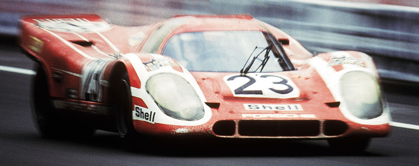 1970 June 14, Le Mans 24H Porsche 1-2-3 victory: