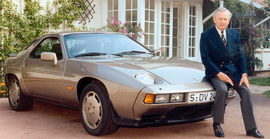 Ferry Porsche's 70th birthday present, the Porsche 928 S