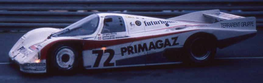 1987 2nd: 962-130 (Turbo 2.8) #72 Jürgen Lässig/Pierre Yver/Bernard de Dryver