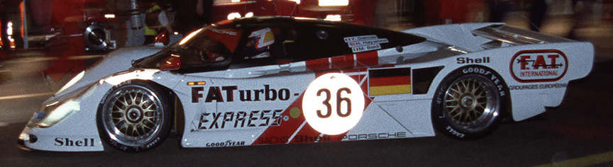 1994 winner: Dauer 962 LM (Turbo 3.0) #36 Mauro Baldi/Yannick Dalmas/Hurley Haywood