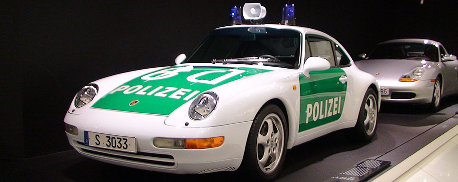 Porsche gave police a car with the lazy Tiptronic gearbox, so the police could only catch the people who bought Porsche with Tiptronic. That's OK, because buying a Porsche with automatic is a felony and you must be caught for a felony.