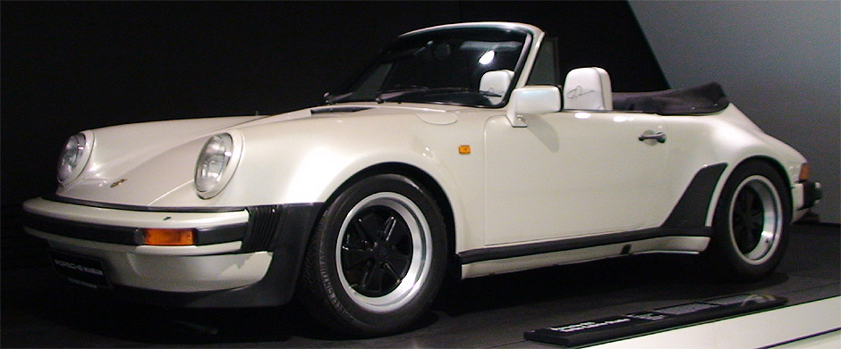 911 Turbo Cabriolet prototype shown at the 1981 IAA Frankfurt Motor Show