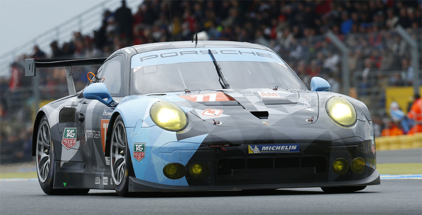 Patrick Dempsey, Patrick Long and Marco Seefried of Dempsey Racing scored 2nd in GTE Am class with 911 991 RSR