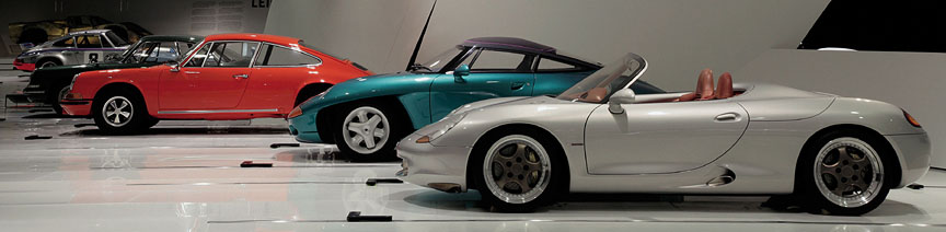 Type 915 long wheelbase 911S prototype, Panamericana show car, Boxster prototype