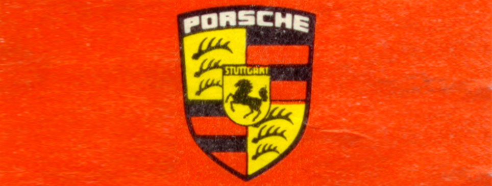 original porsche logo