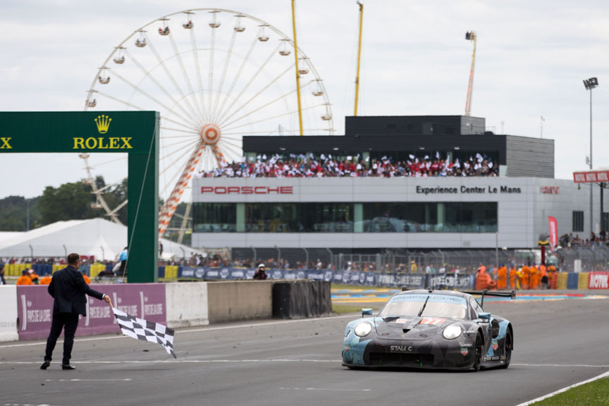 GTE Am winner (28th overall) 911 991.2 RSR driven by Christian Ried/Julien Andlauer/Matt Campbell