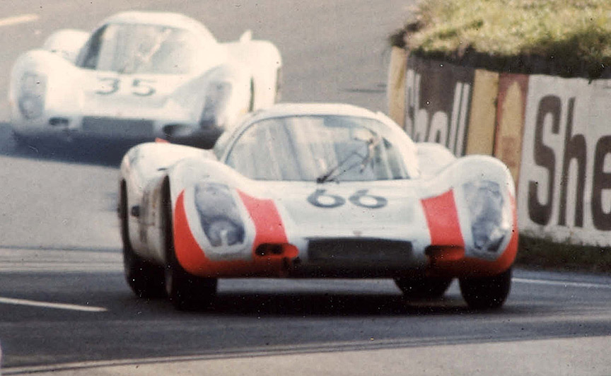 1968 2nd: 907 LH (907-008, 2.2F8) #66 Rico Steinemann/Dieter Spoerry - an unbelievable achievement for such a small engine, also the best result for Porsche since 1951.