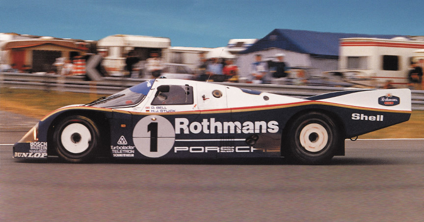 1986 winner: 962-003 (Turbo 2.6) #1 Hans-Joachim Stuck/Derek Bell/Al Holbert. The same chassis scored 3rd a year before.