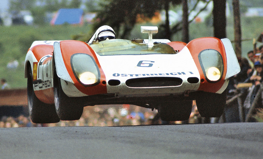 1969 Nürburgring, Porsche 908 jump