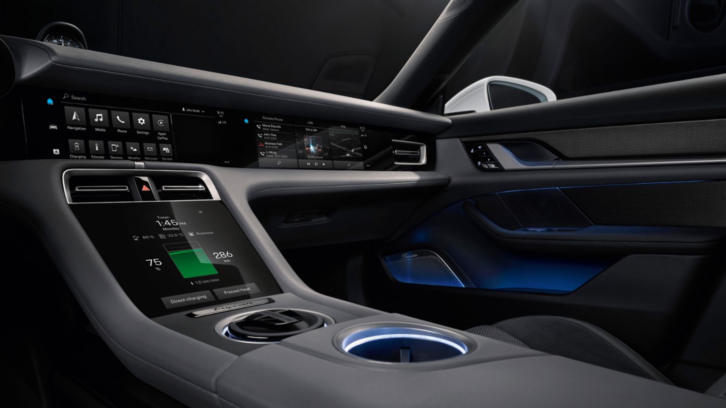 Taycan, interior, 2019, Porsche AG