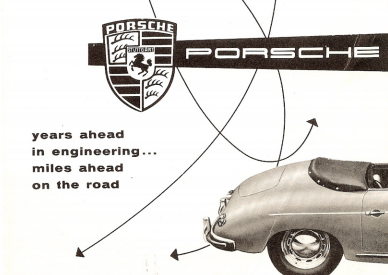 1957 Porsche 356 Sales Brochure