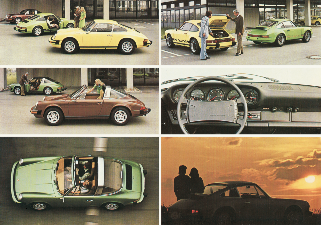 1975 Porsche 911 USA Sales Brochure