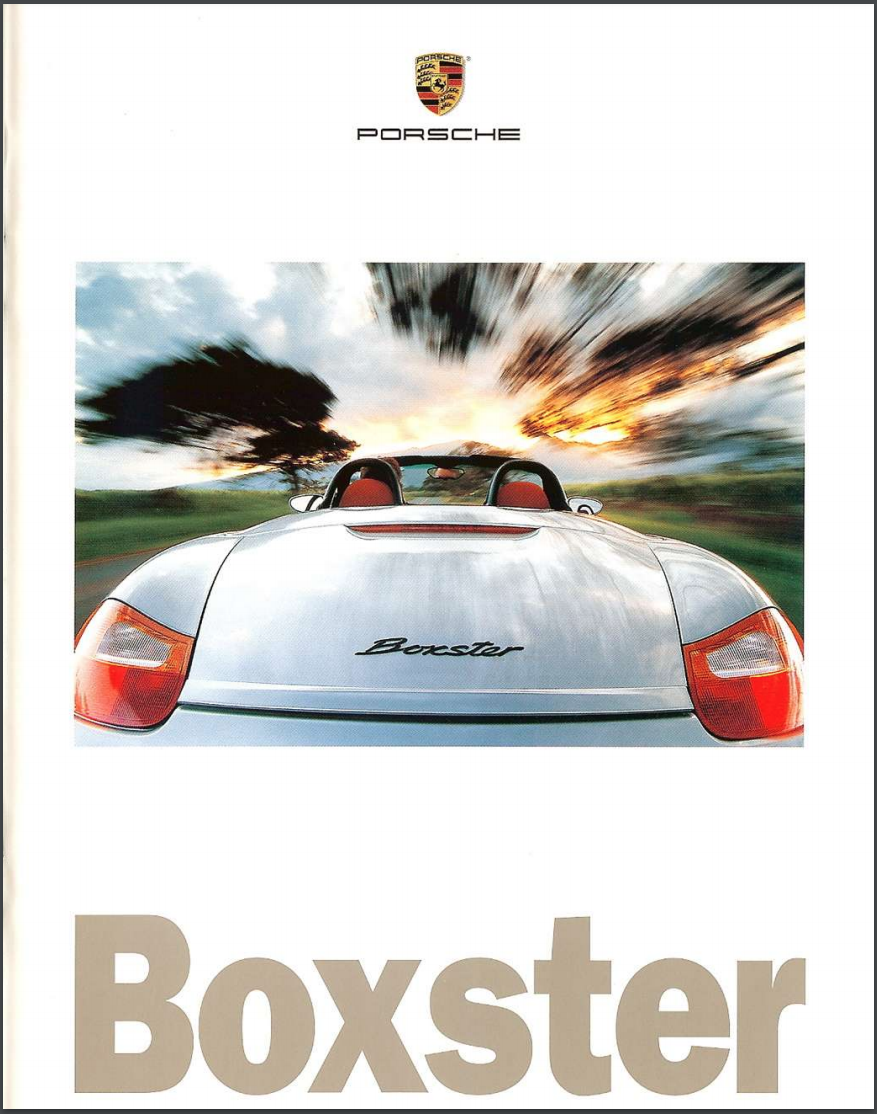 1987 Porsche Boxster Sales Brochure