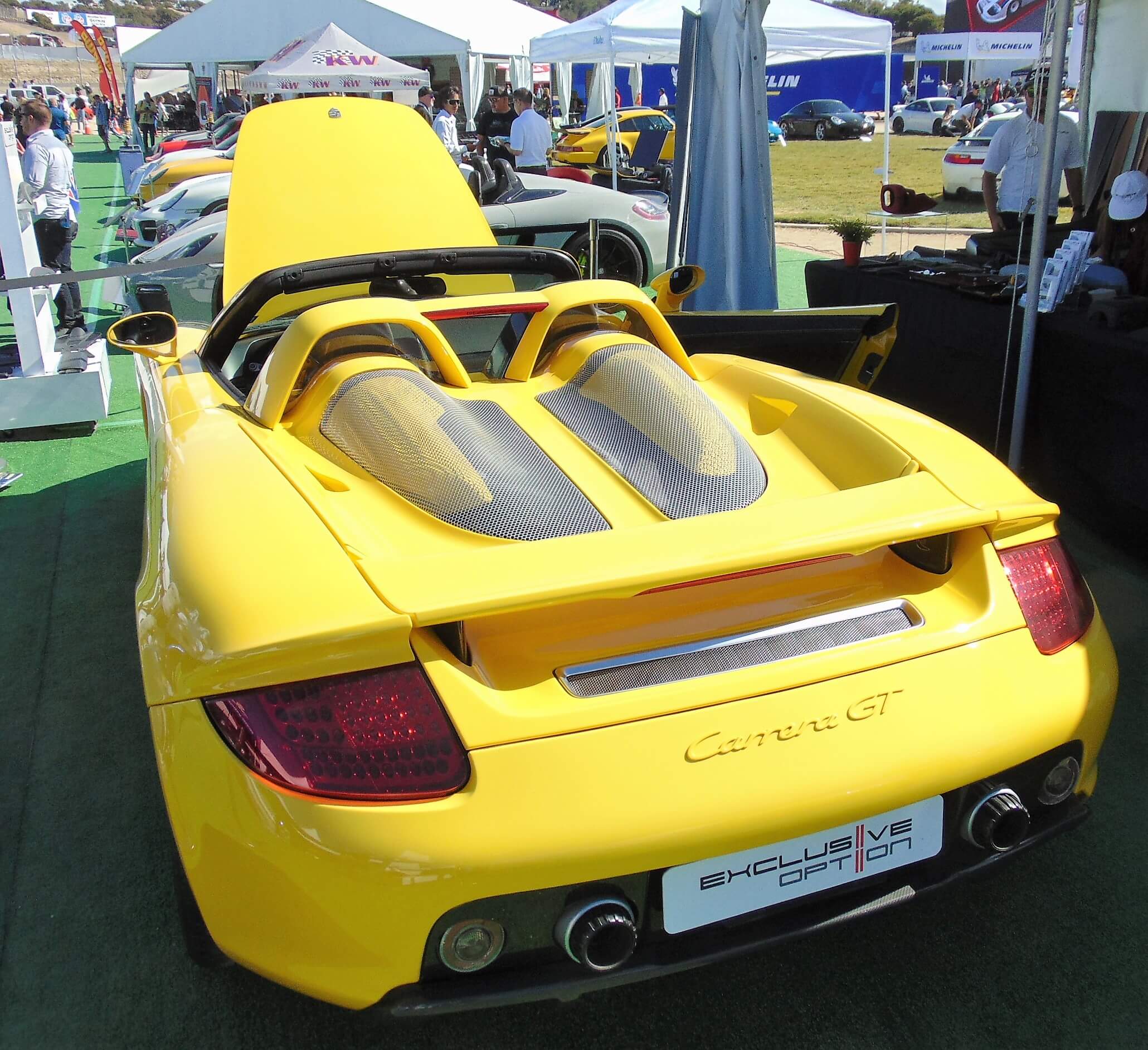2005 Porsche Carrera GT yellow