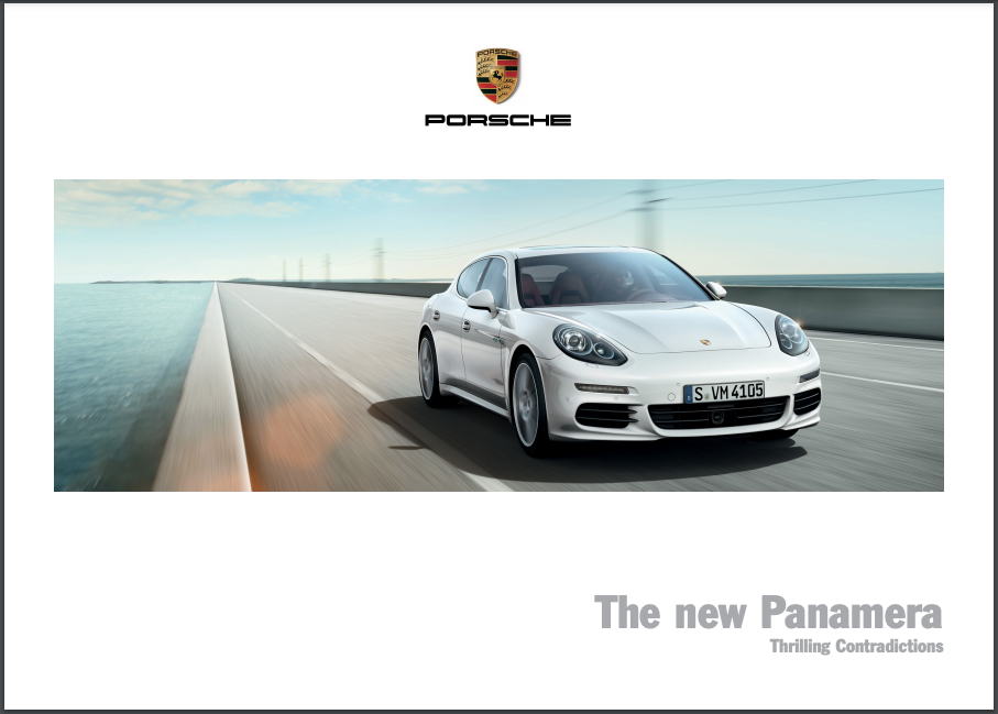 2013 Panamera 970.2 Sales Brochure
