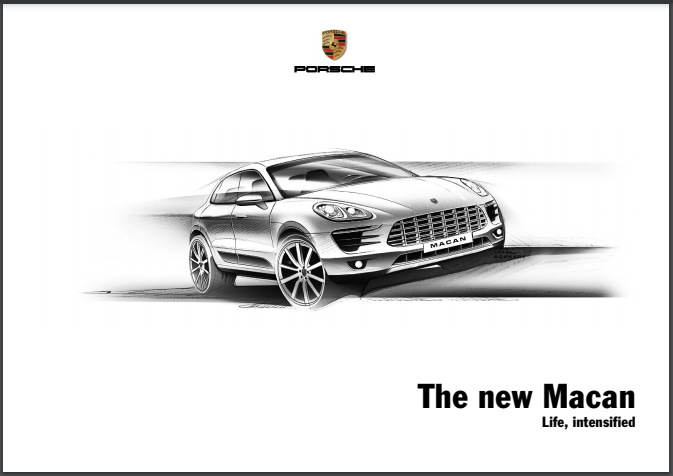 2014 Porsche Macan Sales Brochure
