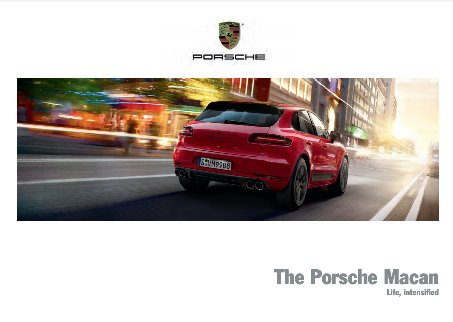 2017 Porsche Macan Sales Brochure V2