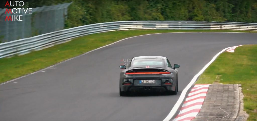 Porsche Type 992 911 GT3 Touring testing