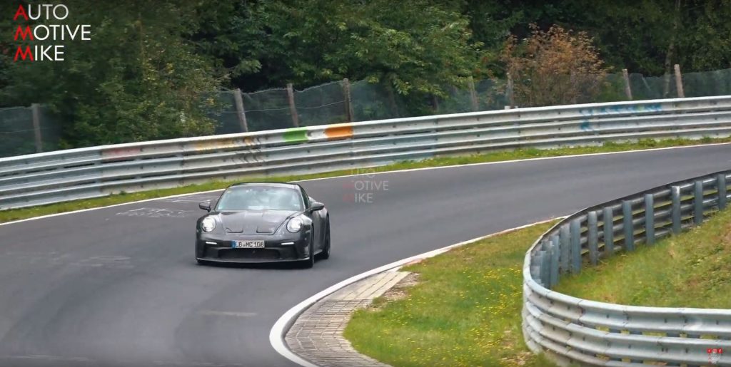 Porsche Type 992 911 GT3 Touring testing