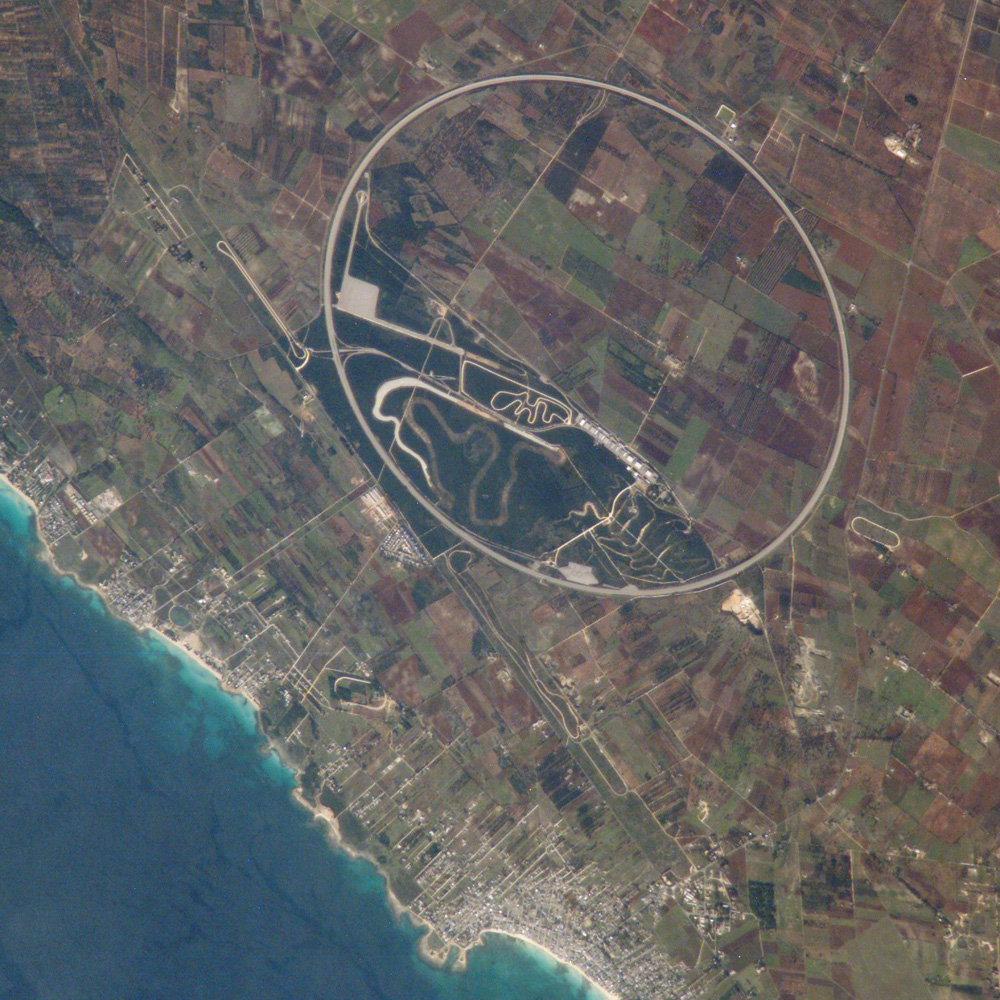 Volkswagen Nardo Ring View from the ISS