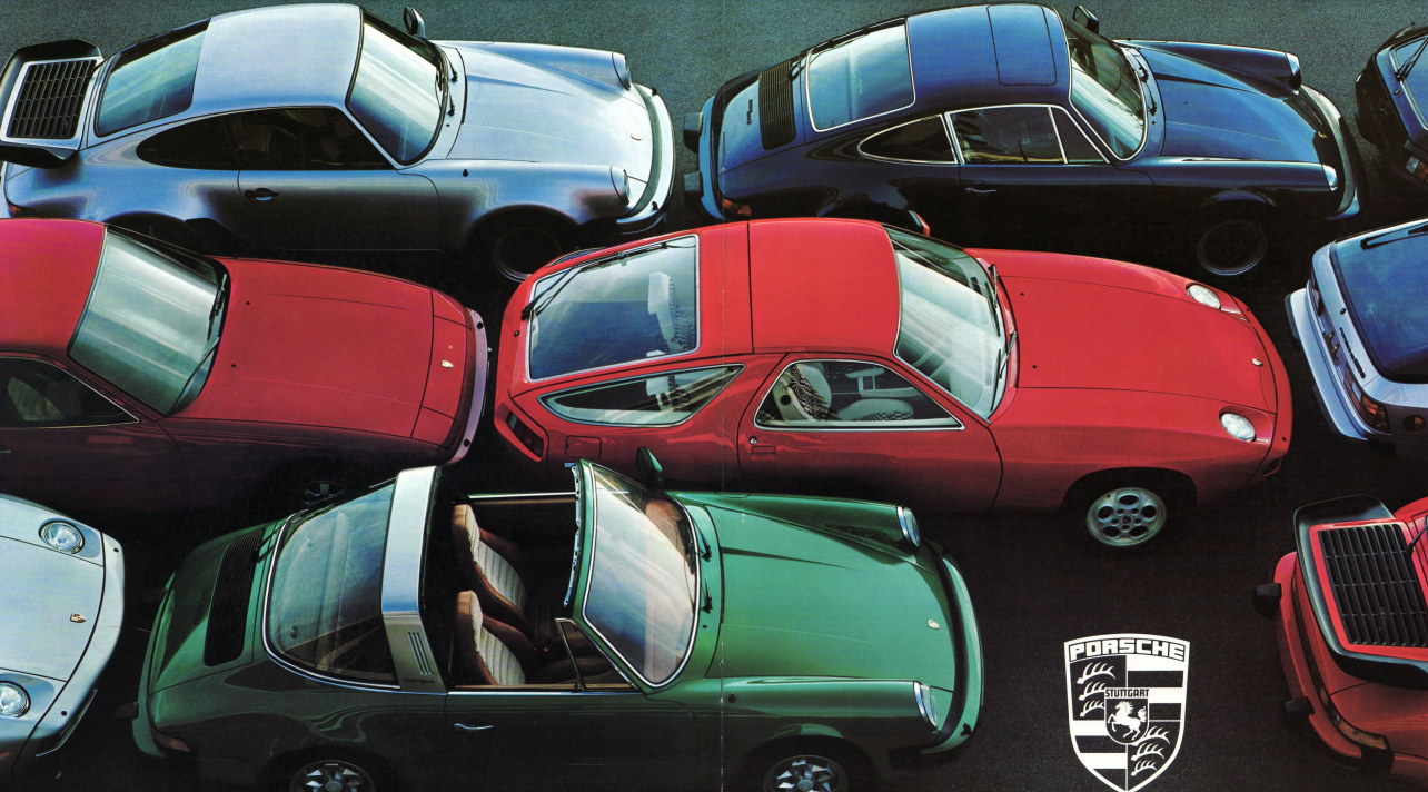 Porsche 1978 model range brochure