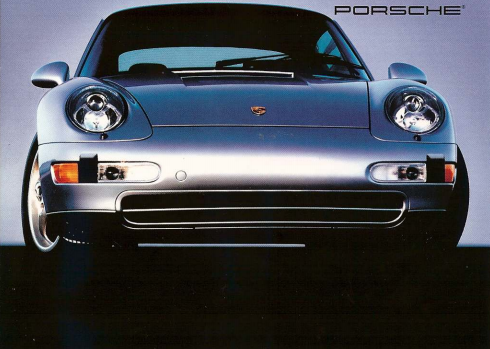 1995 Porsche 911 Carrera and Turbo Original Car Sales Brochure Catalog 