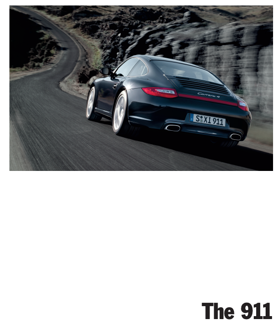 Porsche 911 Carrera Coupé:Targa:Cabriolet Sales Brochure (997.2)