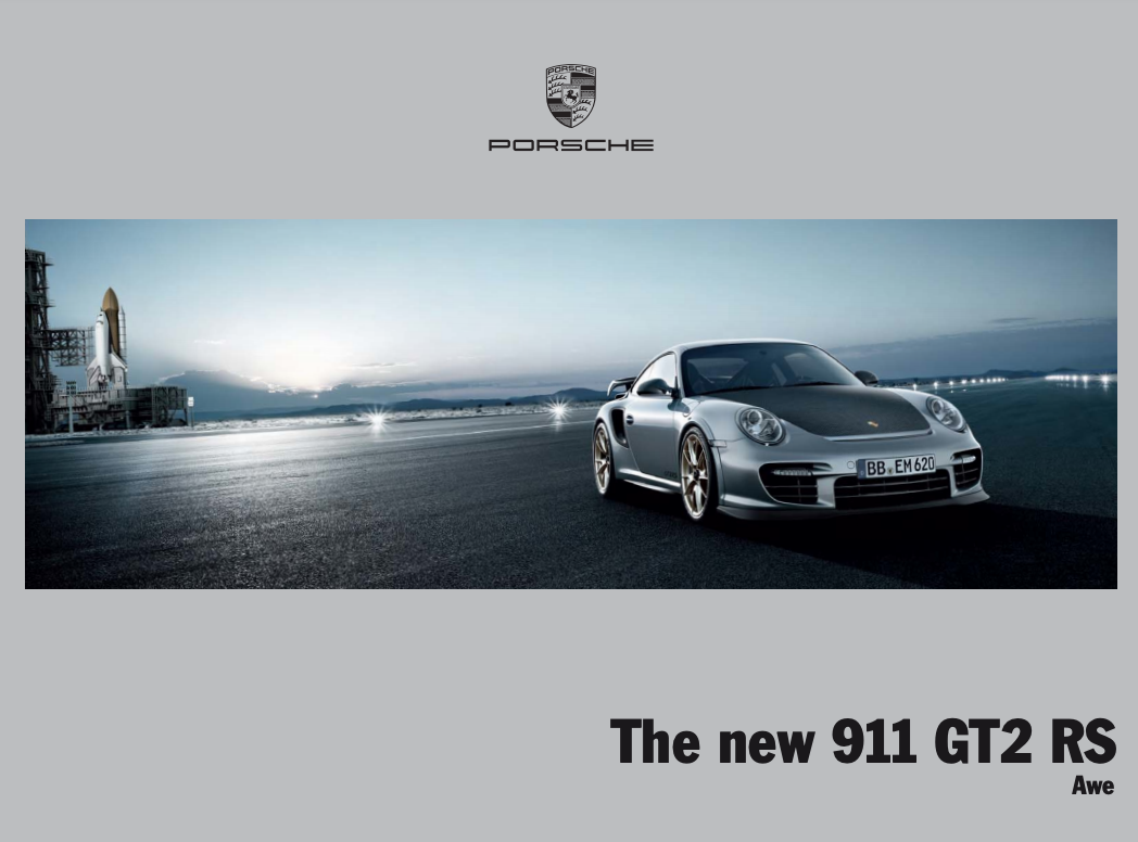 Porsche 911 GT2 RS Sales Brochure (997.2)