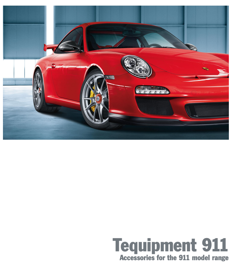 Porsche 911 Tequipment Sales Brochure (997.2) EN