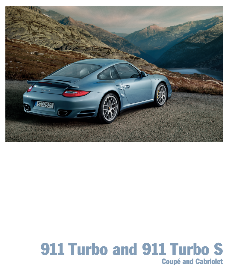 Porsche 911 Turbo Sales Brochure (997.2)