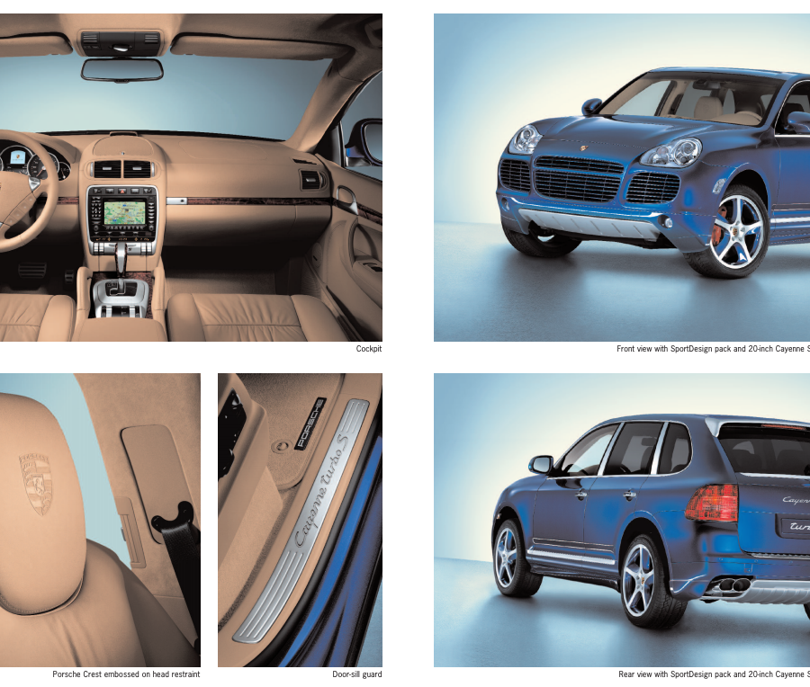 Porsche Cayenne (MY2003 - 2006) – Sales Brochures