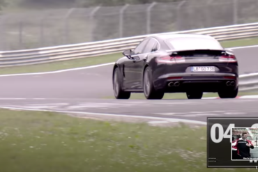 Porsche Panamera Turbo at the Nürburgring.