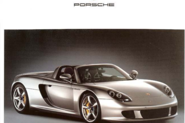 Porsche Carrera GT Sales Brochure
