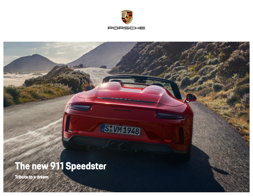 2019 Porsche 911 Speedster (991.2)