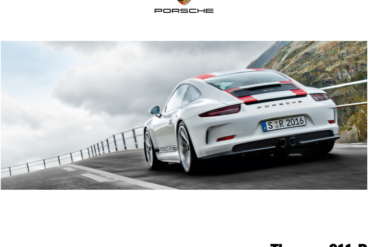 2016 Porsche 911 R PDF (991.1)