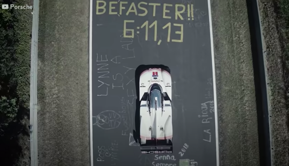 VIDEO: Porsche 919 - On-board record lap, Nordschleife.