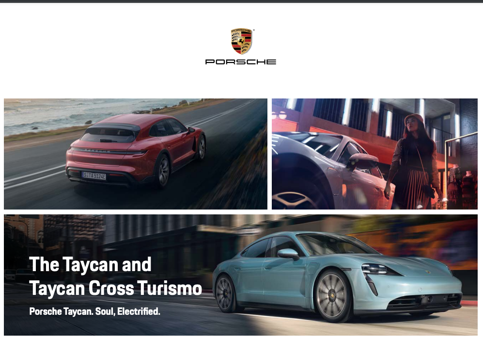 Porsche Taycan & Taycan Turismo Interactive Brochure