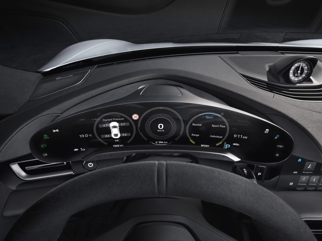 2020 Porsche Taycan Interior