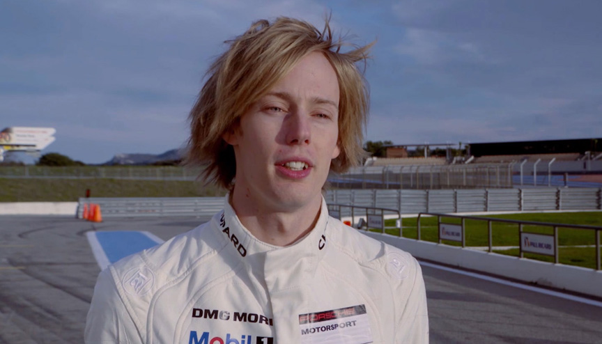 The 24 year old Brendon Hartley 