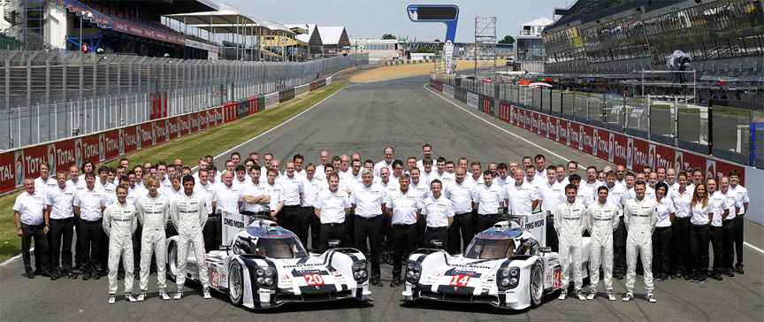 2014 June 10 photo shoot - Le Mans Porsche
