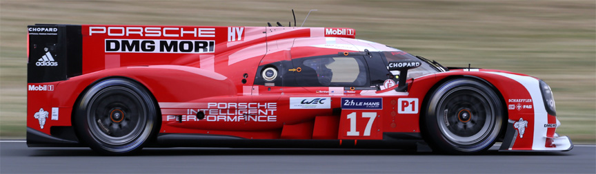 The red car as seen first on the May 31, 2015 Le Mans test day